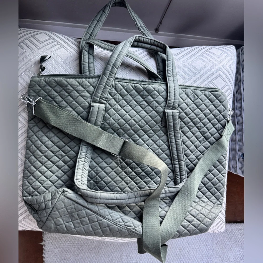 Vera Bradley Lyla Tote Bag Ivy Green - Picture 5 of 8